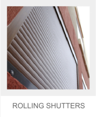 Window Rolling shutters ideal for areas with limited space